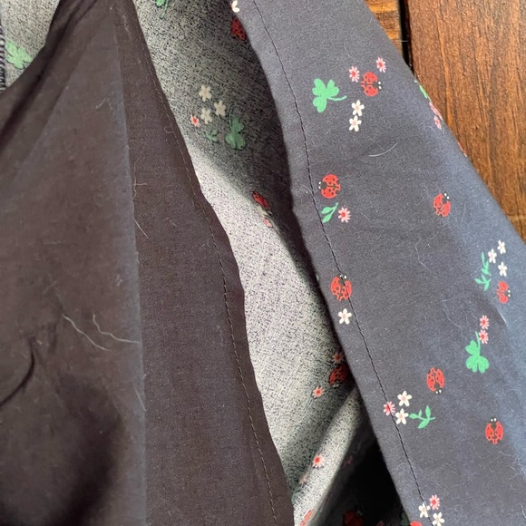 eShakti Fit and Flare ladybug dress L 14 - Picture 5 of 6